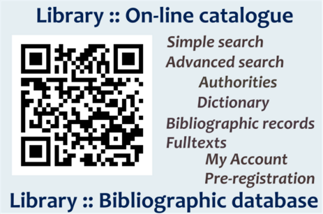 The Library online catalogue and bibliographic database
